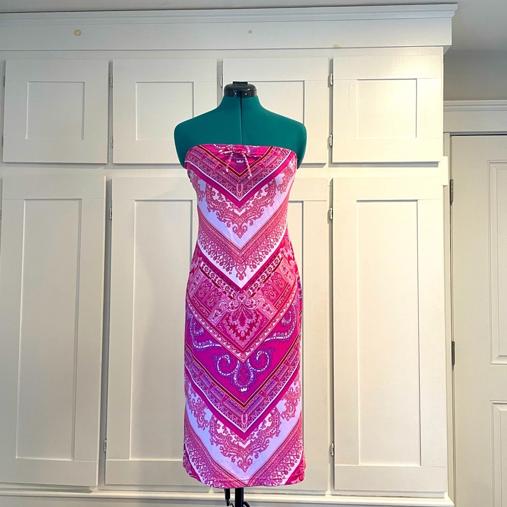 Boho Chic Strapless Summer Dress